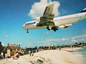 Sint Maarten vliegtuig